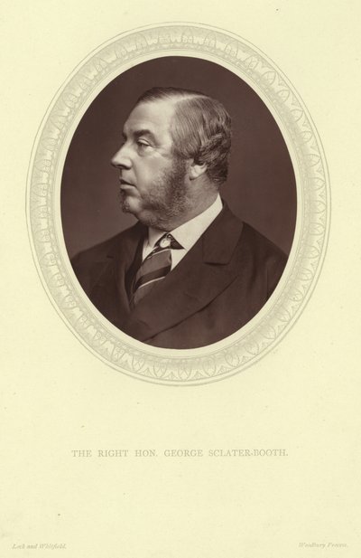 Portrait of George Sclater-Booth, Baron Basing by Lock and Whitfield